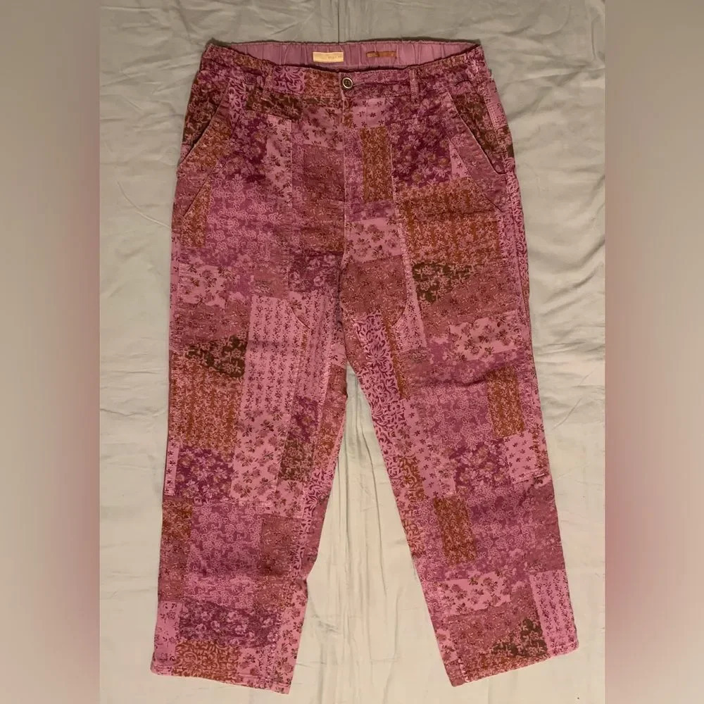 Pilcro Purple Patchwork Pants - image 6